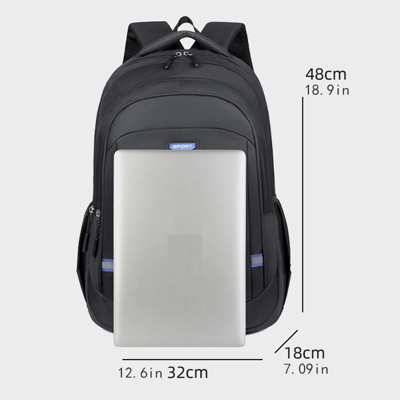 Large capacity backpack - Zipper closure, ideal for hiking, traveling, and going to school, outdoor backpack