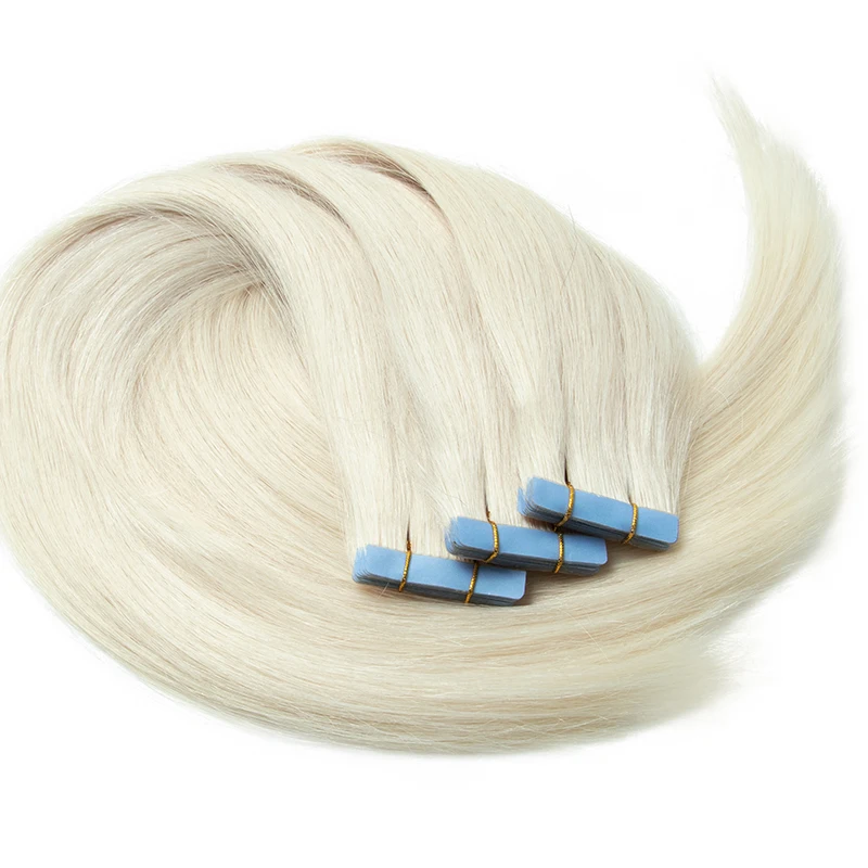 Invisible Tape Hair Extensions Mchine Remy Seamless Hair Extensions 20pcs Invisible Weft Human 12-22" Tape ins