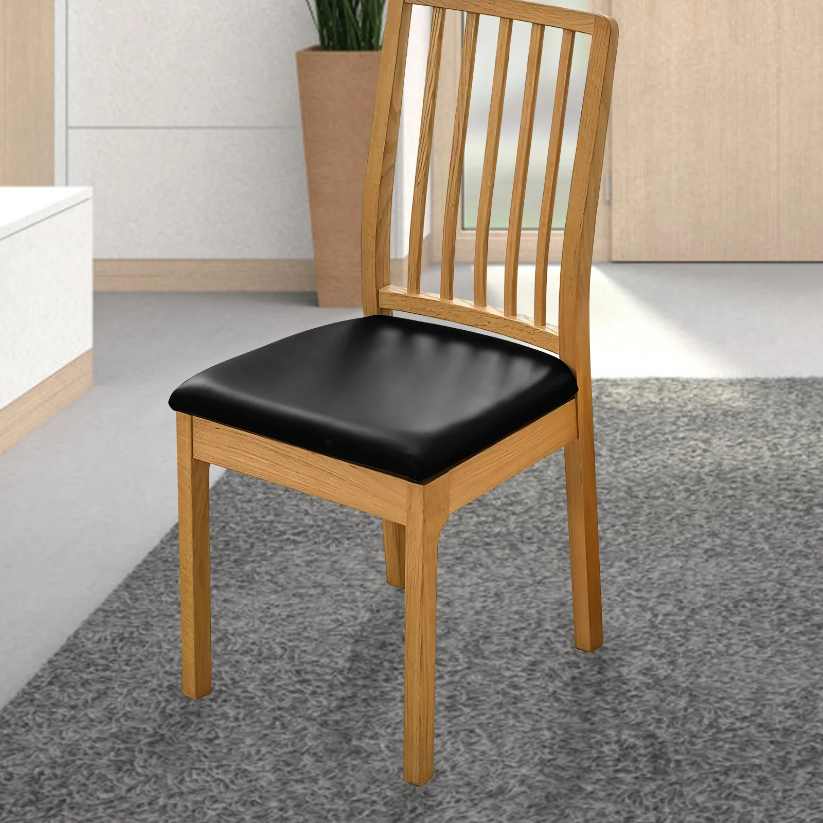 

Чехол для стула эластичный для столовой удобный протектор бытовой эластичный