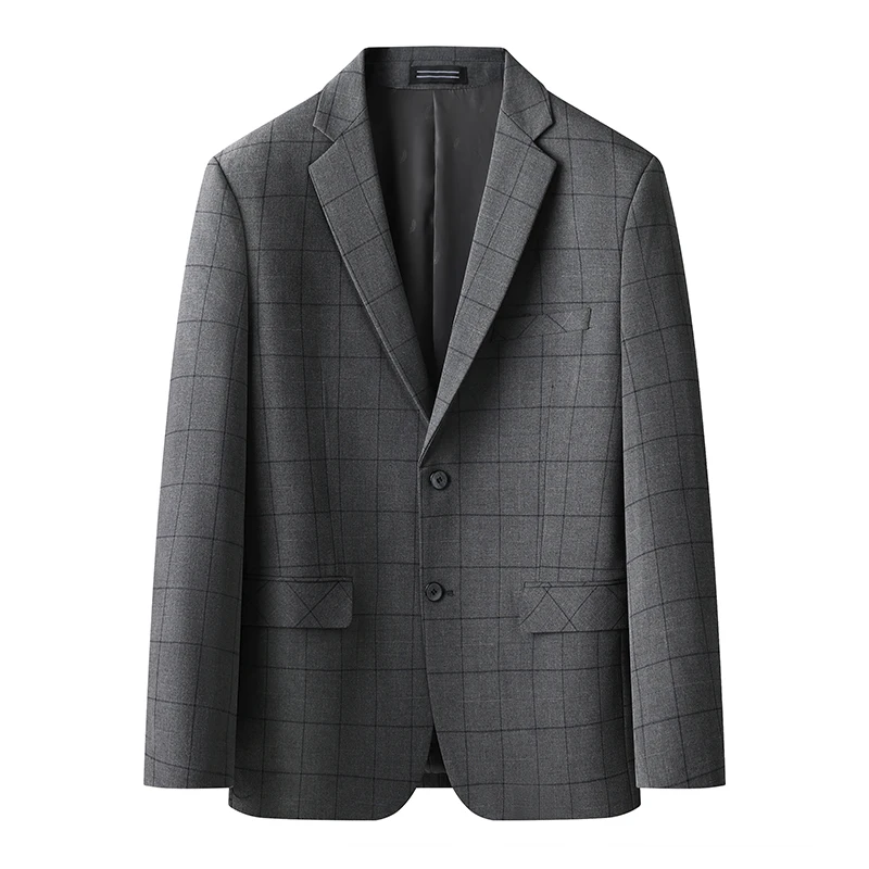 Fashionable Middle-Aged Large Size Suit XL-9XL Handsome Banquet High Quality Business Casual Loose Fit Jacket for plus Size Men