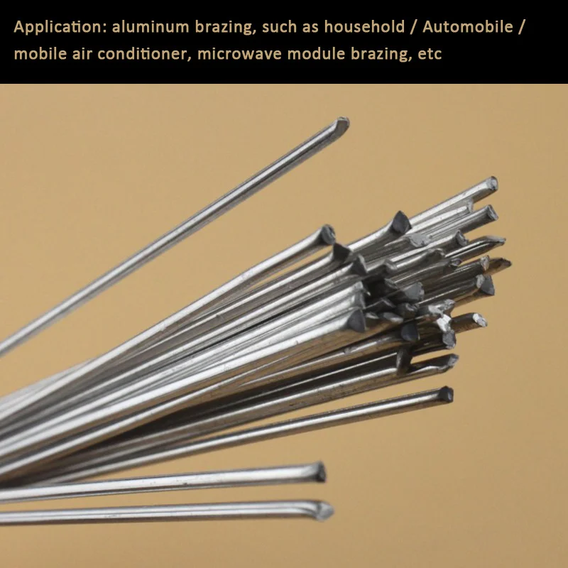 Welding Rods Aluminum Welding Rods 50cm Low Temperature Bars Cored Welding Solder Wire Weld Easy Melt Aluminum Rod for Soldering Aluminum No Need Solder Powder