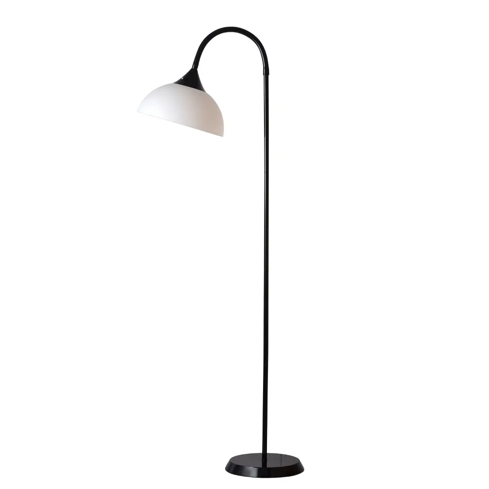 

71'' Jelly Gooseneck Floor Lamp, Black, Classic, Adult