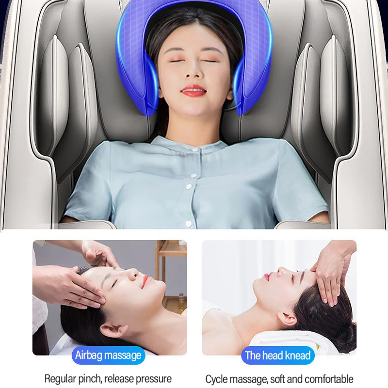 Aiveisi Professional 8D Massage Chair Full Body Kneading Back Heating Bluetooth Thai Stretch Electric Leg Lift Massage Sofa