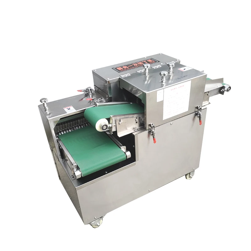High Accuracy Fresh Chicken Breast Fish Beef Pork Meat Strip Cube Dicer Cutting Machine 3