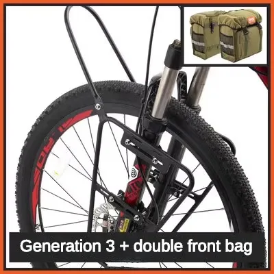 Aymzbd Fahrrad Front Gepäckträger - Alu-Träger Für Mountainbike & Rennrad