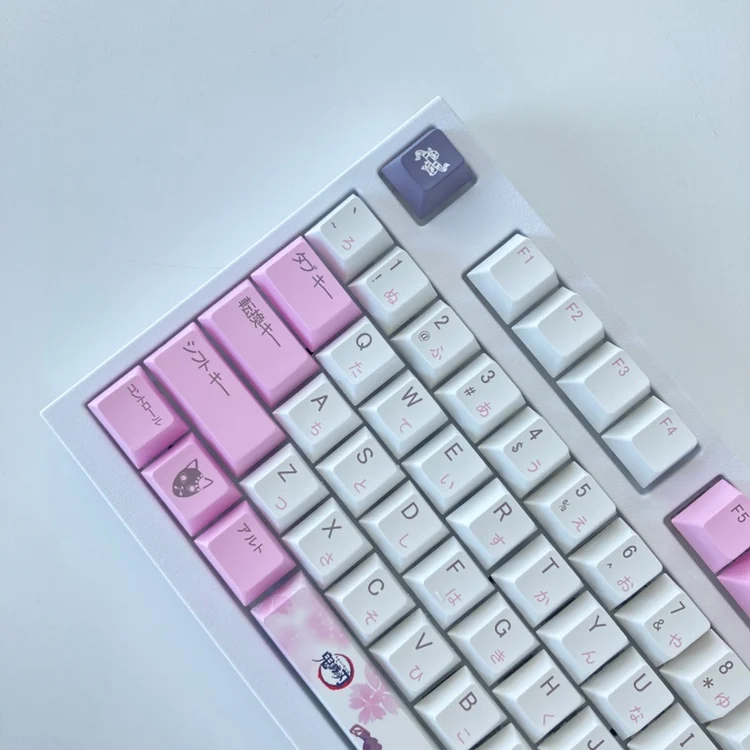pbt material cereja perfil personalizado keycap para