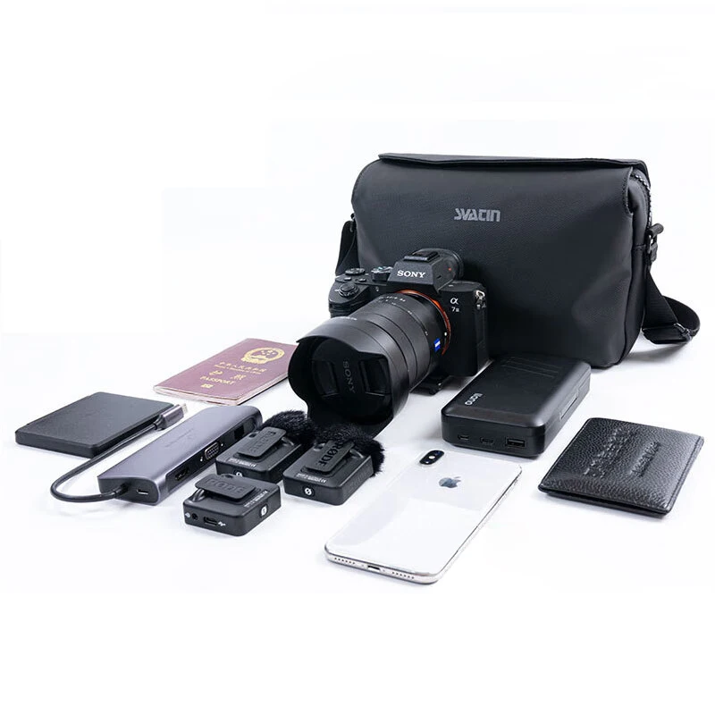 23C Mirrorless System Camera Bag Compact Full-Frame Digital Slr Photography Bags Per Sony A7 Canon R/Rp Nikon Z7/6 Fuji X-T2