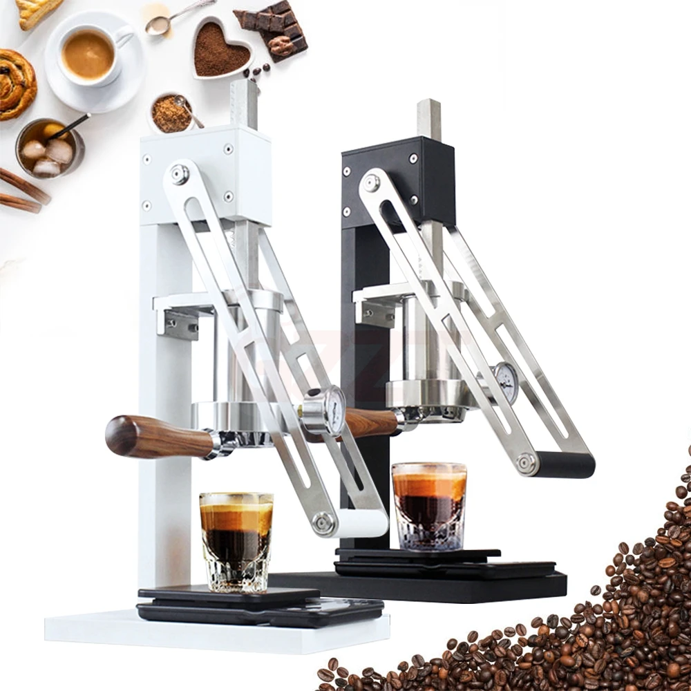 LeverPullManualStainlessSteelEspressoCoffeeMachineItalian