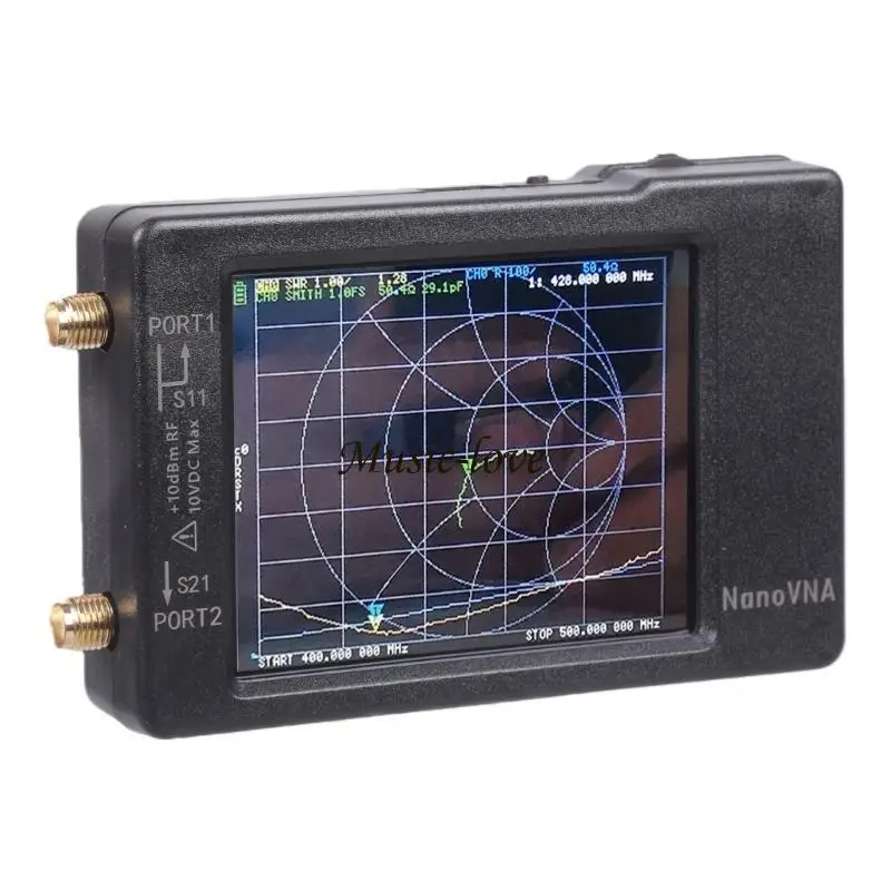 NanoVNA 2.8인치 화면 휴대용 벡터 네트워크 분석기 HF/VHF/UHF 분석기 203A