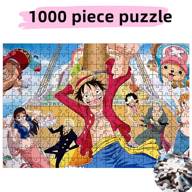 Puzzle 1000 Pieces One Piece Anime  1000 Piece Jigsaw Puzzle Anime - Piece  Puzzles - Aliexpress