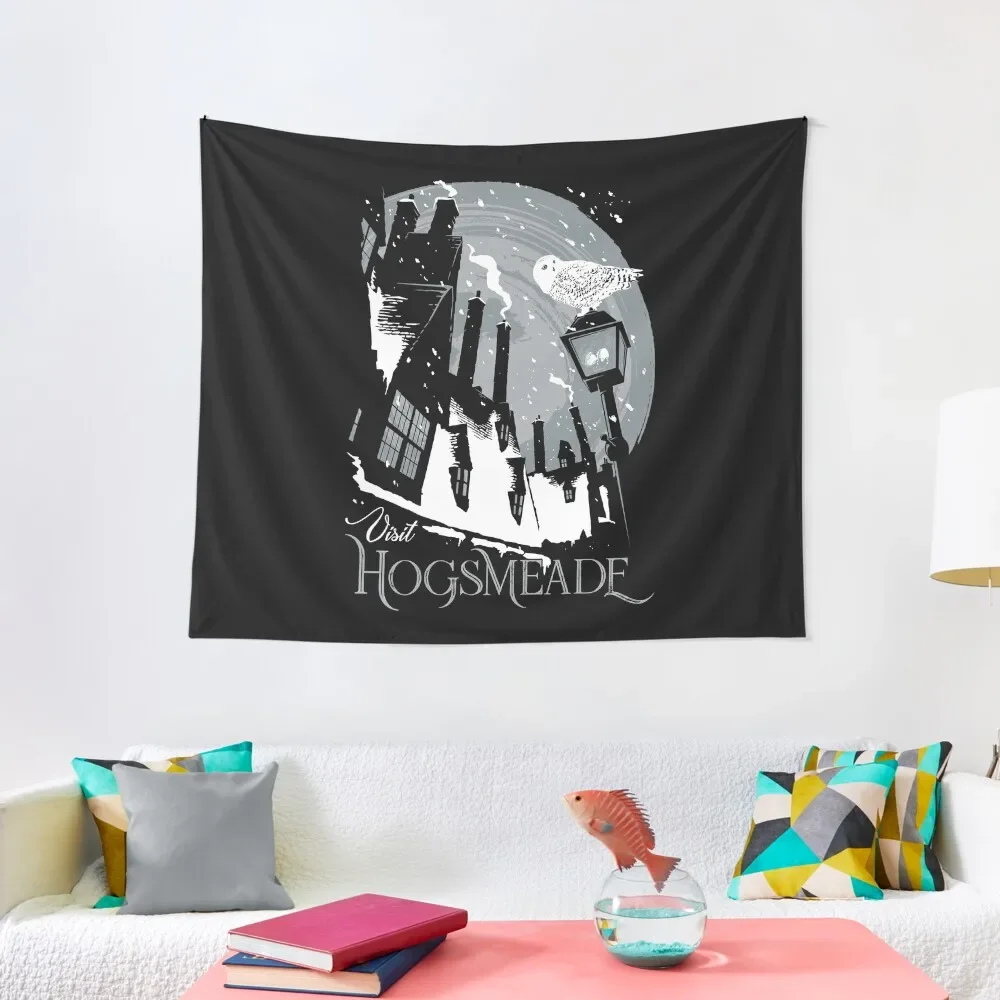 

Гобелен посетите Hogsmeade (серый), украшение для спальни, Настенный декор, подвесной гобелен