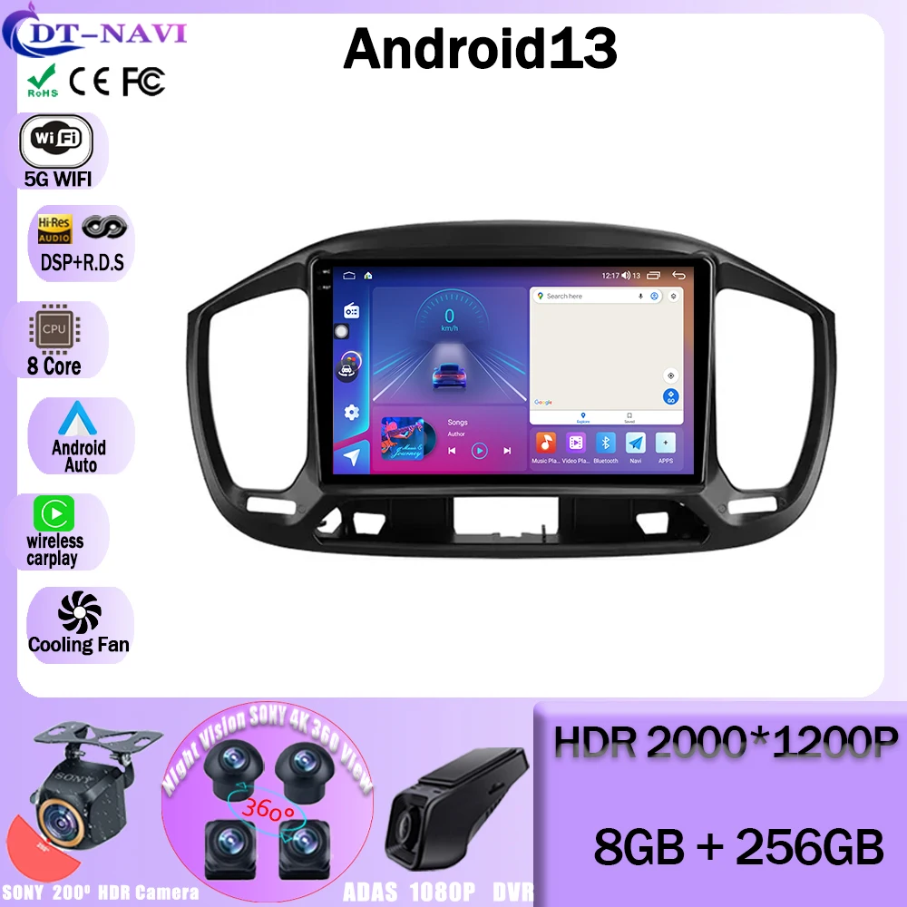 

Android 13 For For Fiat Uno 2014 - 2020 Car Radio Multimedia Video Stereo Player Navigation GPS 5G WIFI BT 4G LET NO 2din DVD