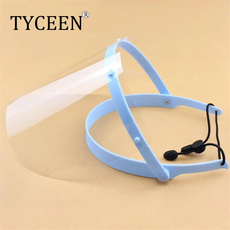 

10pcs Dental Protective Face Dental Face Shield 1 frame with 10Pcs Detachable Face Shield Anti-Fog Dustproof Replacement Covers