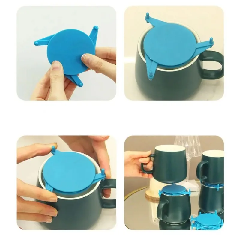 1PC Stackable Coffee Mug Organizer Storage Stacker Expandable Stackable Retractable Cup Stacker Fixed Cup Holder Bowl Jar
