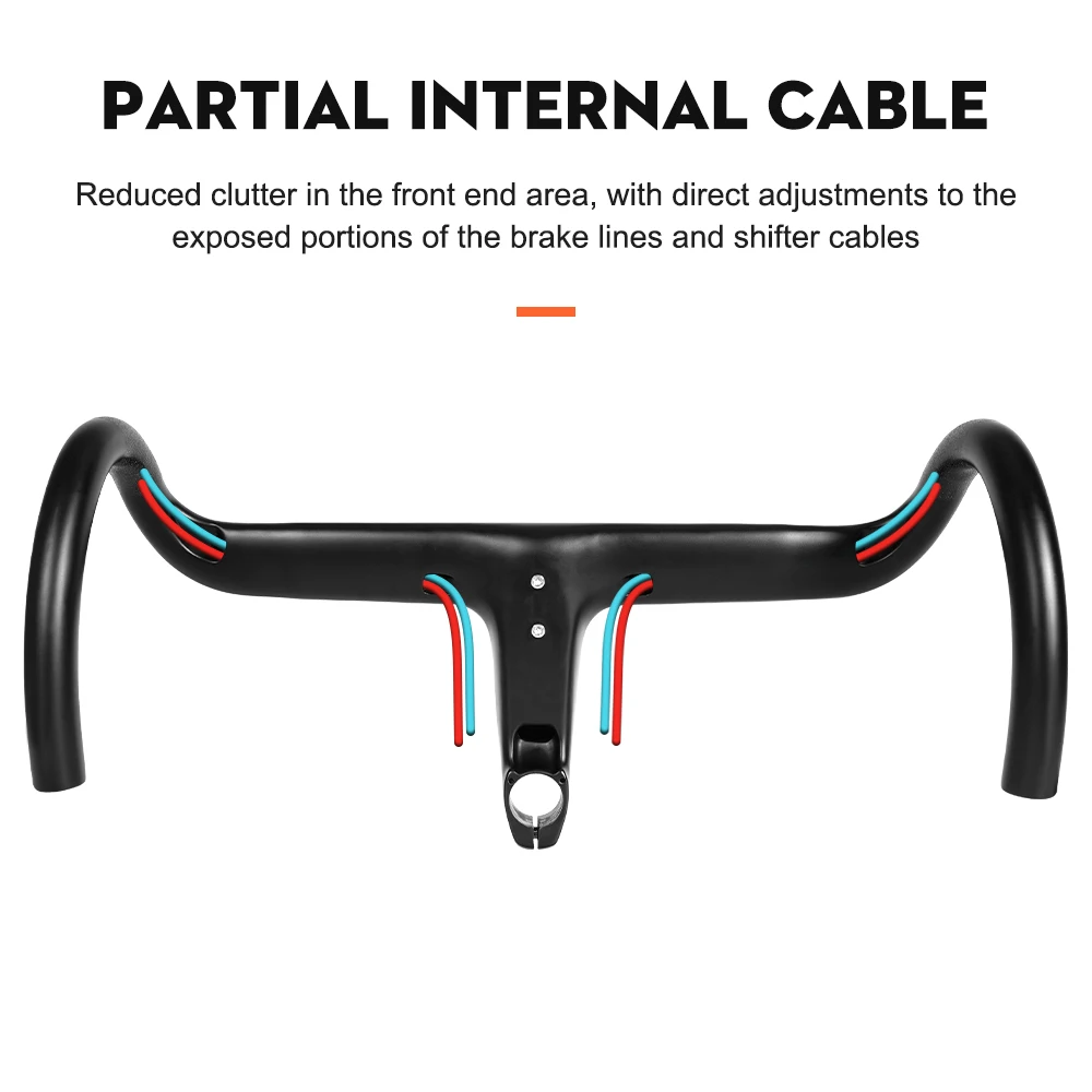 TOSEEK Carbon Handlebar Road Carbon handlebar Drop bar T800