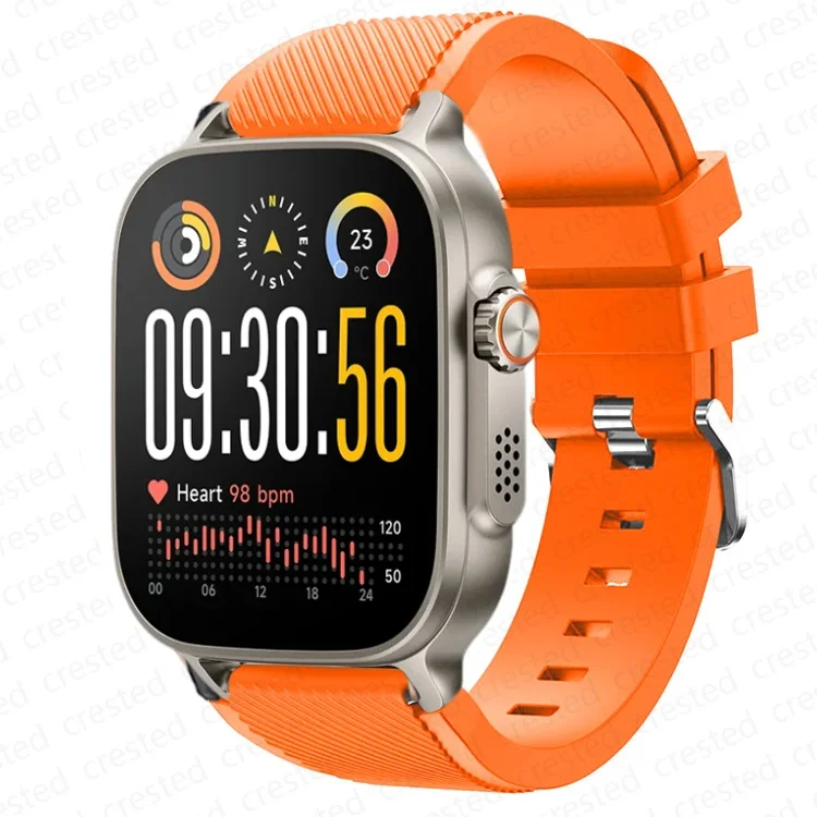 Sport Silicone Band Replacement Bracelet - Premium 22mm Watch Strap