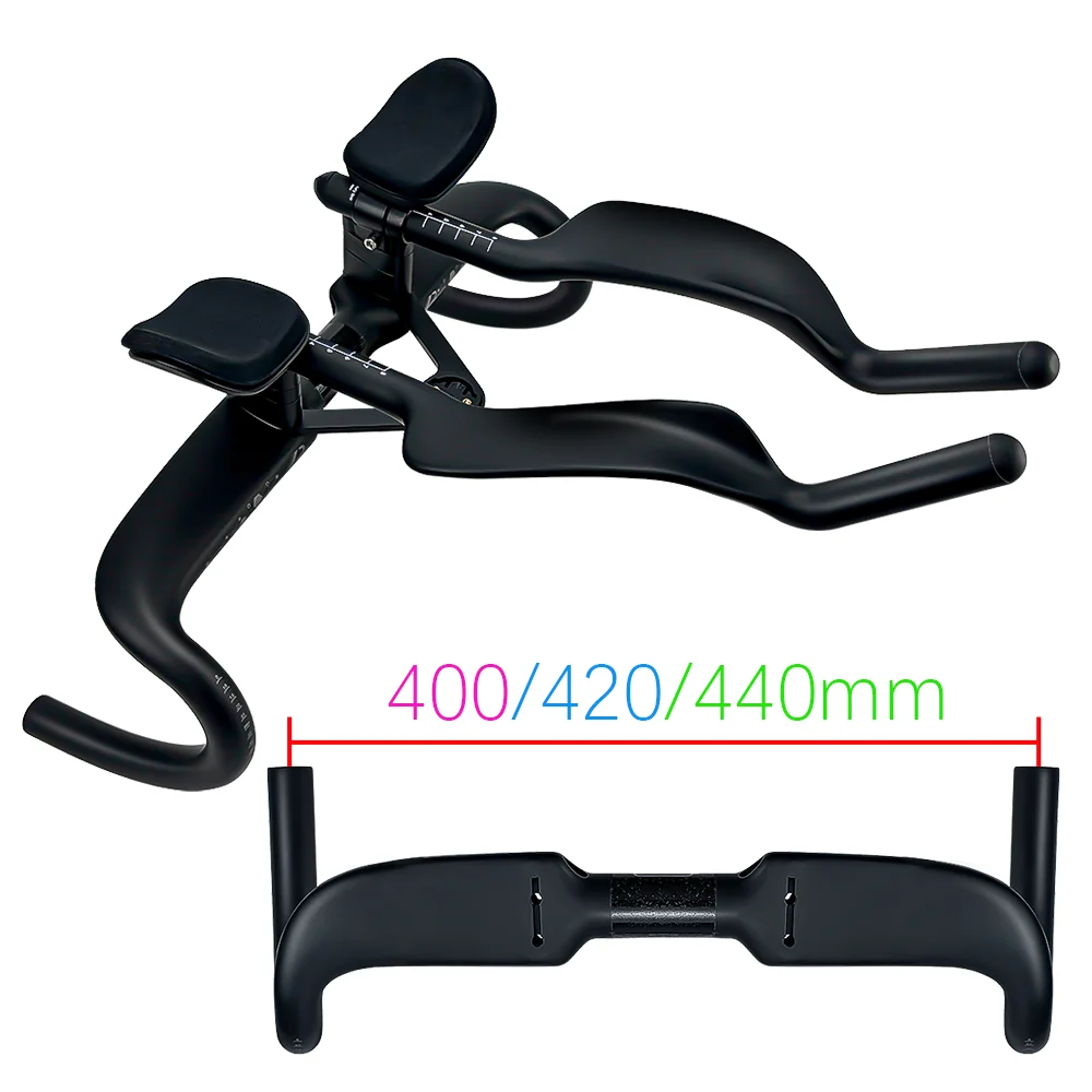 BALUGOE TT-B Carbon Fiber Handlebar Triathlon Road Bike Ironman