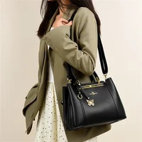 Sacs à Main de Luxe en Cuir Souple pour Femme, Sacoche de Styliste à 3 Couches, à Bandoulière, de Grande Capacité, Fourre-Tout de Shopping 3