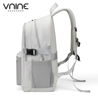 V.NINE Unisex Backpacks Nylon Waterproof 15 inch Laptop Backpack Men Casual Women Back Pack Bags Multi Pockets Lightweight Bag 3