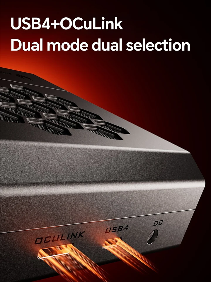 AOOSTAR XG76 EGPU RX7600M OCuLinkとUSB4接続 AOOSTAR XG76 EGPU RX7600M OCuLinkとUSB4接続 Aoostar XG76: New eGPU