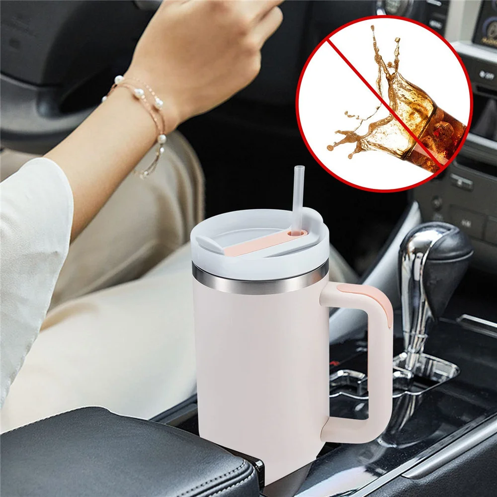 Description Picture 5 of itemSilica Gel Replacement Lids For Stanley 40 Oz Tumbler With Handle Cap Fit Quencher H2.0 40Oz Mug Cup Accessories