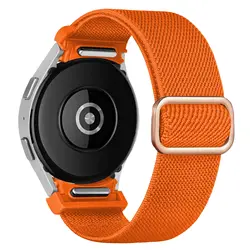 Seamless Nylon Sport Loop Bracelet - Galaxy Watch5 44mm (Orange)