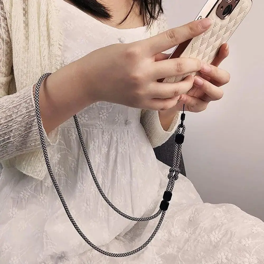 Hand-Woven Adjustable Detachable Dual-Use Anti-Lost Neck Strap Lanyard