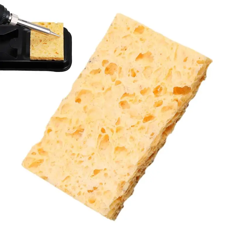 

Yellow Cleaning Sponge Cleaner Soldering Sponge for Enduring Electric Welding Soldering Iron