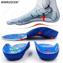 Orthopedic Arch Support Insoles for Kids - Breathable Sports Shoe Inserts (L EU 31 - 33)