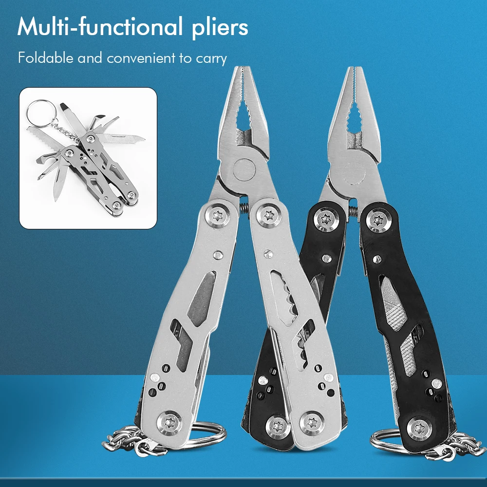 

Портативные мини складные карманные многофункциональные плоскогубцы TURWHO для походов кемпинга ежедневного использования искусственная отвертка многофункциональные инструменты
