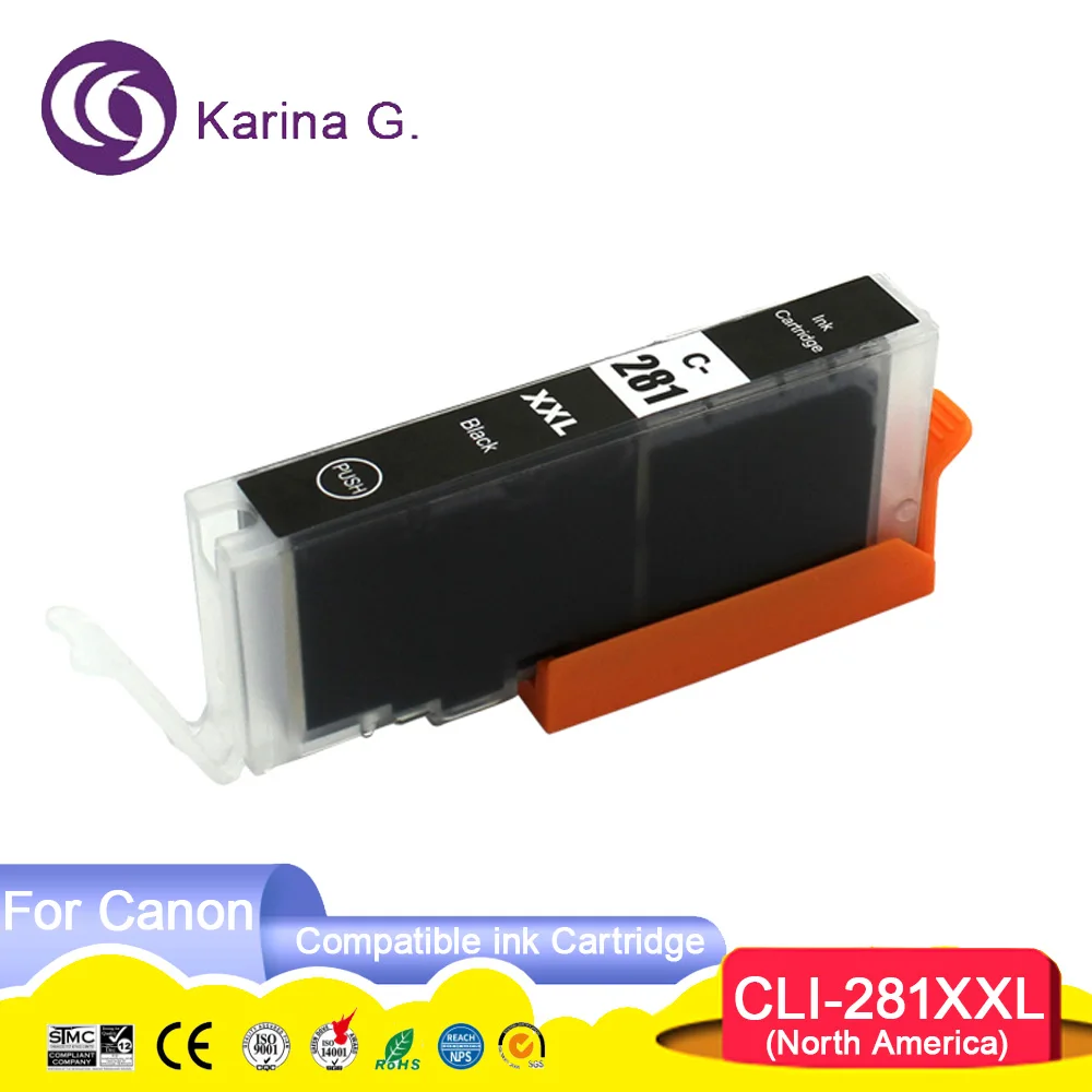 PGI 280 XL 281 PGI-280 PGI280 CLI-281 CLI281 Premium Compatible Inkjet Ink Cartr