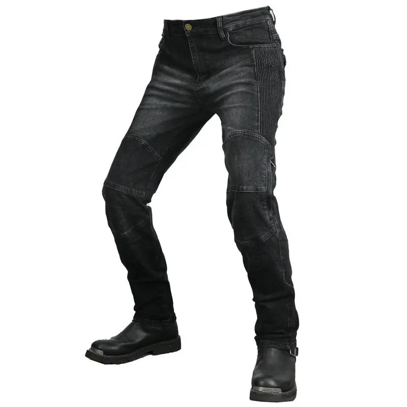 오토바이 라이더 바지 사이클링 바지 5개의 낙상 방지 보호 장비가 있는 레이싱 청바지 모토 모토크로스 바지 CE 레벨 1/2 아머