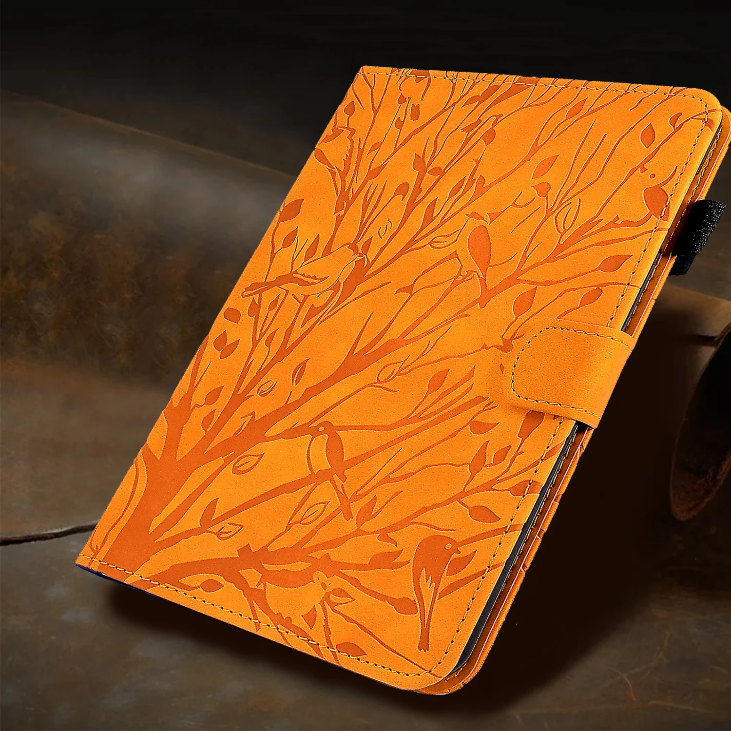 

Protective Leather Tablet Case For Lenovo Tab P11 Pro Gen 2 Embossed Tree Stand Cover For Lenovo Tab P11 Gen 2 Lenovo Tab M9