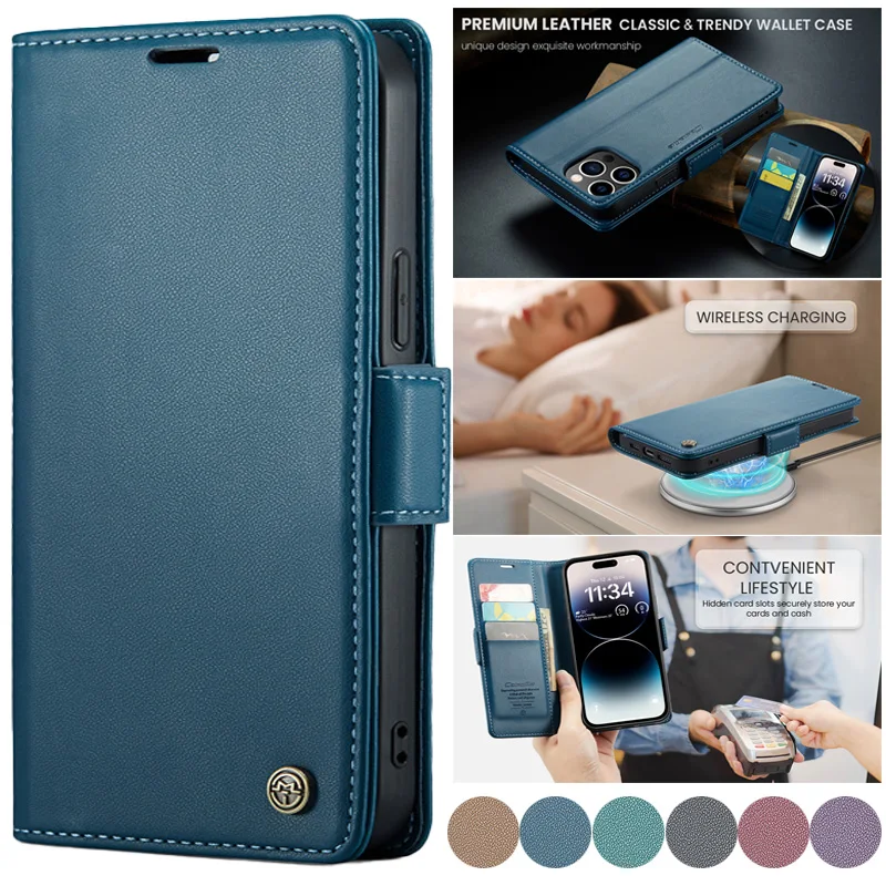 Custodia S23 Fe Custodia A Portafoglio In Pelle Moda Per Samsung Galaxy S23 Fe S23 Ultra S23 + Plus S23 Fe Fundas Flip Stand Cover Per Telefono Coque