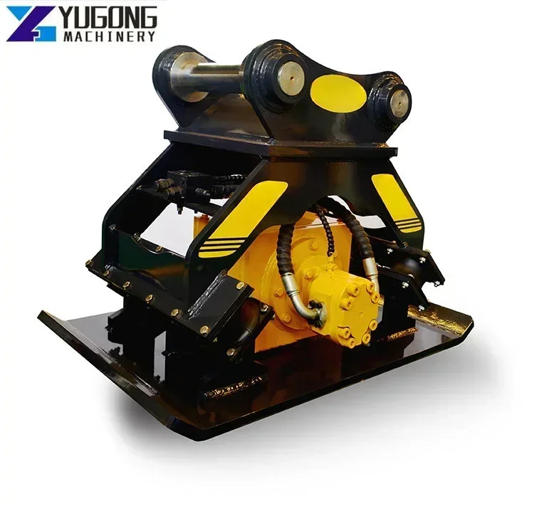 

YG Hydraulic Vibrating Compactor Plate Machine Prices Reversible Vibratory for Excavator Excavator Soil Compactor