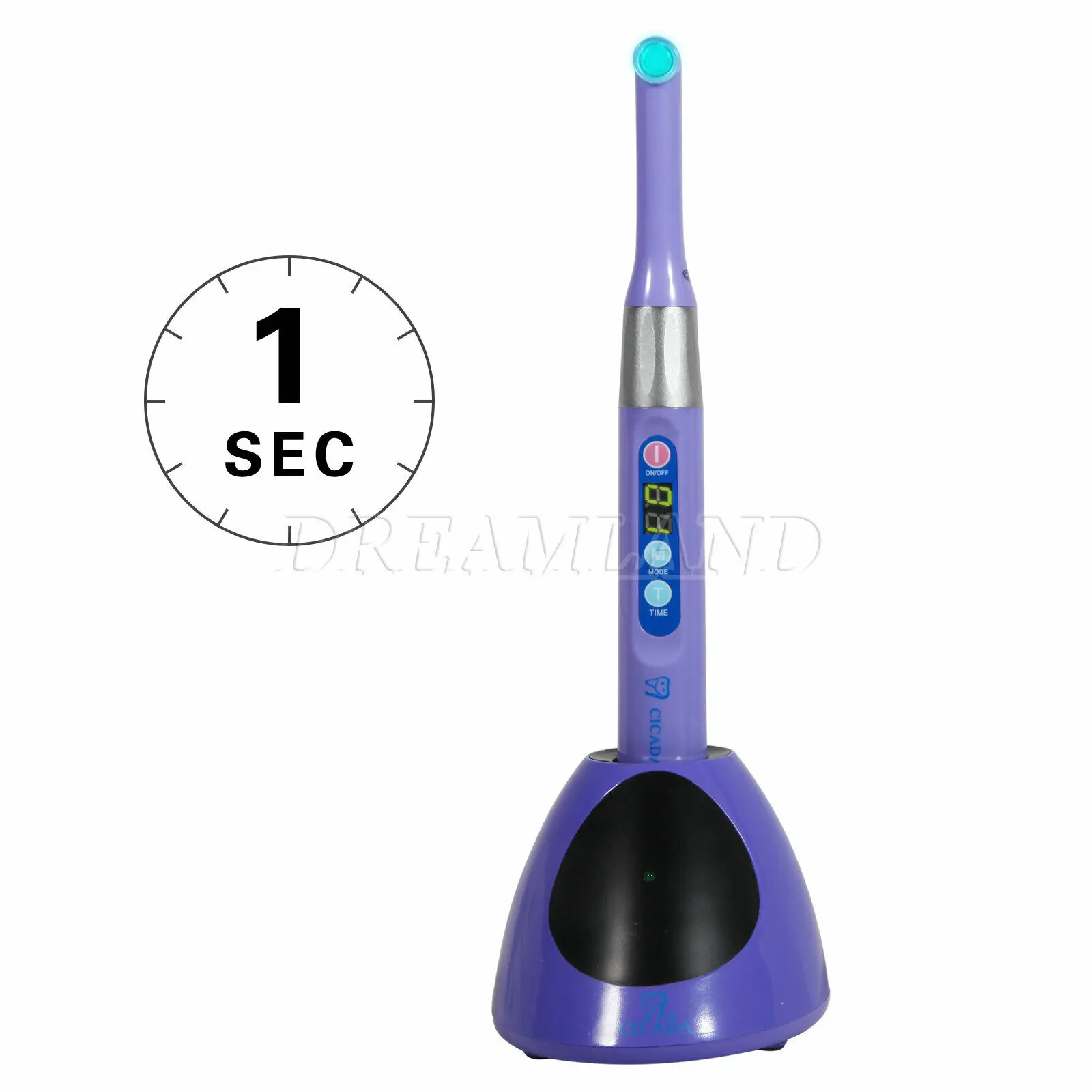 5 Pcs Woodpecker iLED Curing Light Wireless Purple Color