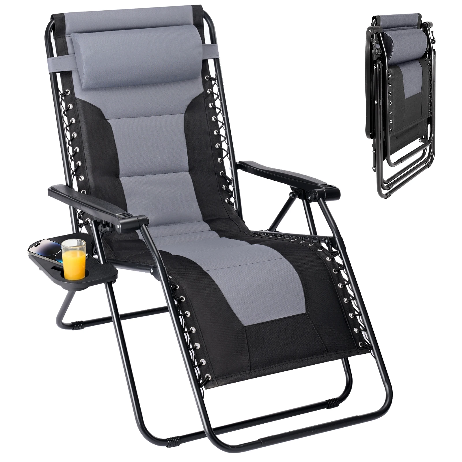 JHK Oversized Zero Gravity Reclining Chair 1
