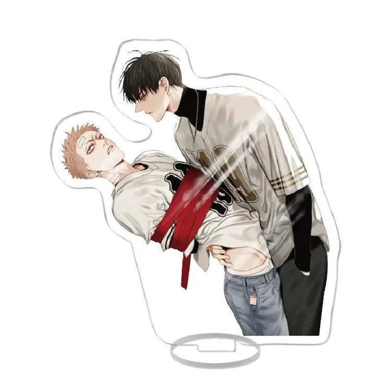 Anime 19 Days Acrylic Figure Stand Model Toys Old Xian Hetian Jian Yi Character Desk Decoration 15CM Cosplay Fans Collestive