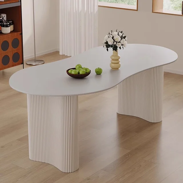 Mid Century Dining Table Desk Nordic Balcony Dining Table Makeup Modern Study Dining Table Modern Muebles Living Room Furniture 6