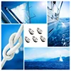 5PCS Stainless Steel M25 Pulley Block Hanging Wire Towing Wheel Lifting Wire Rope Cable Pulley Roller 2