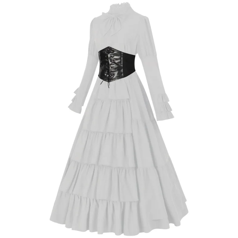 maxToonrain Middeleeuws kostuum voor dames, groene fluwelen jas, renaissance -cape met capuchon voor Halloween, World Book Day, dameskostuum (paars, 110 cm