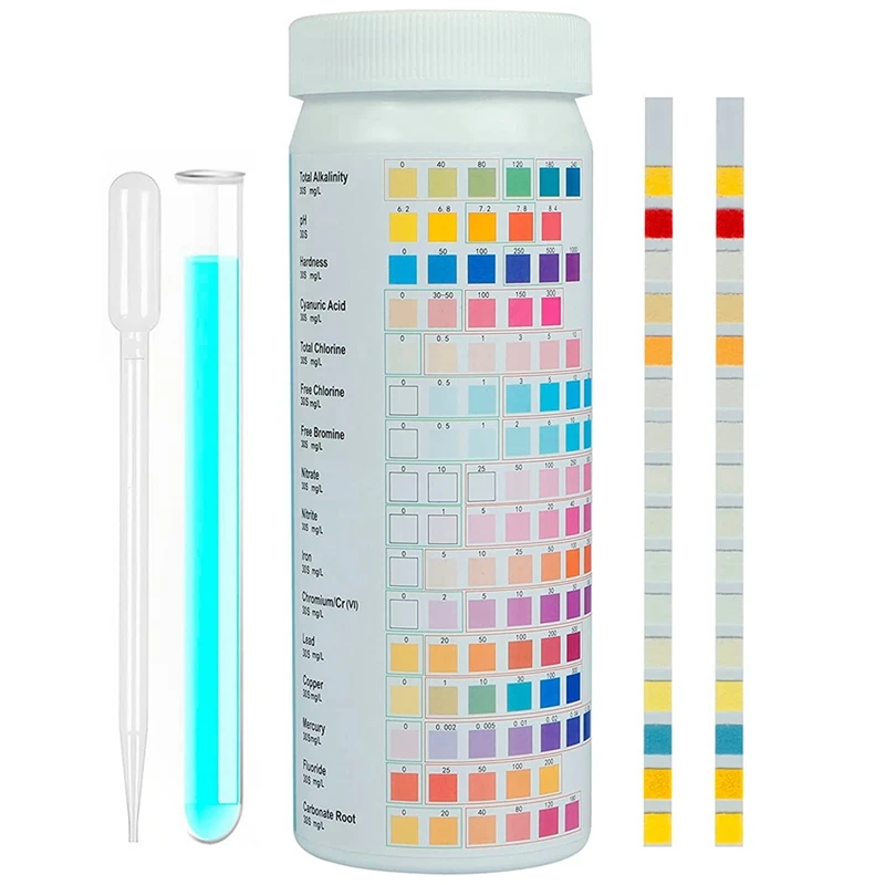 

For Drink Water, 100 Strips Accurate Water Test Strips Water Accessories For Hardness PH Lead Accessories