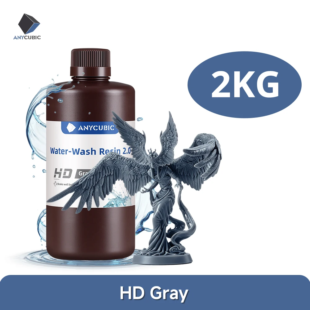 ANYCUBIC High-Precision Low-Odor 3D Printing Resin with Easy Clean-Up
