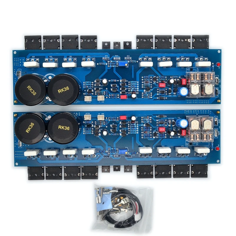 TOKBAN 1 쌍 400w * 2 2 채널 전력 증폭기 보드 고전력 전문 무대 홈 앰프 오디오