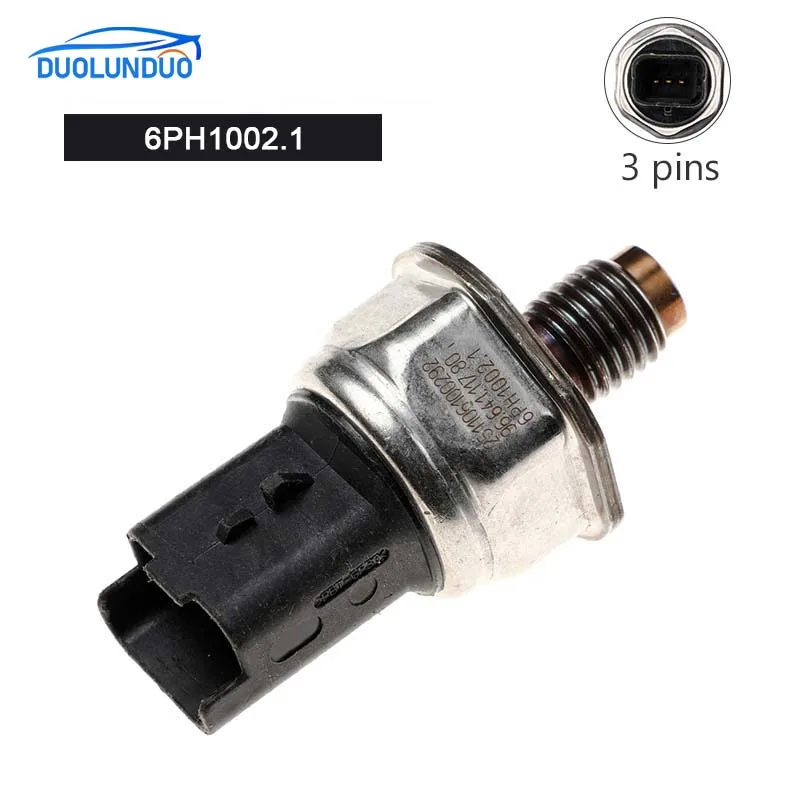 New Fuel Pressure Sensor For Peugeot 6PH1002.1 6PH11101 6PH10021 6PH1110.1 Car Accessories new fuel pressure rail sensor 0281002948 7800602 for bmw e90 e87 318d 320d