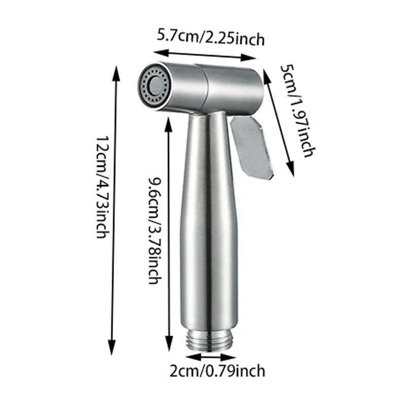Stainless Steel Portable Toilet Cleaning Booster Flushing Device