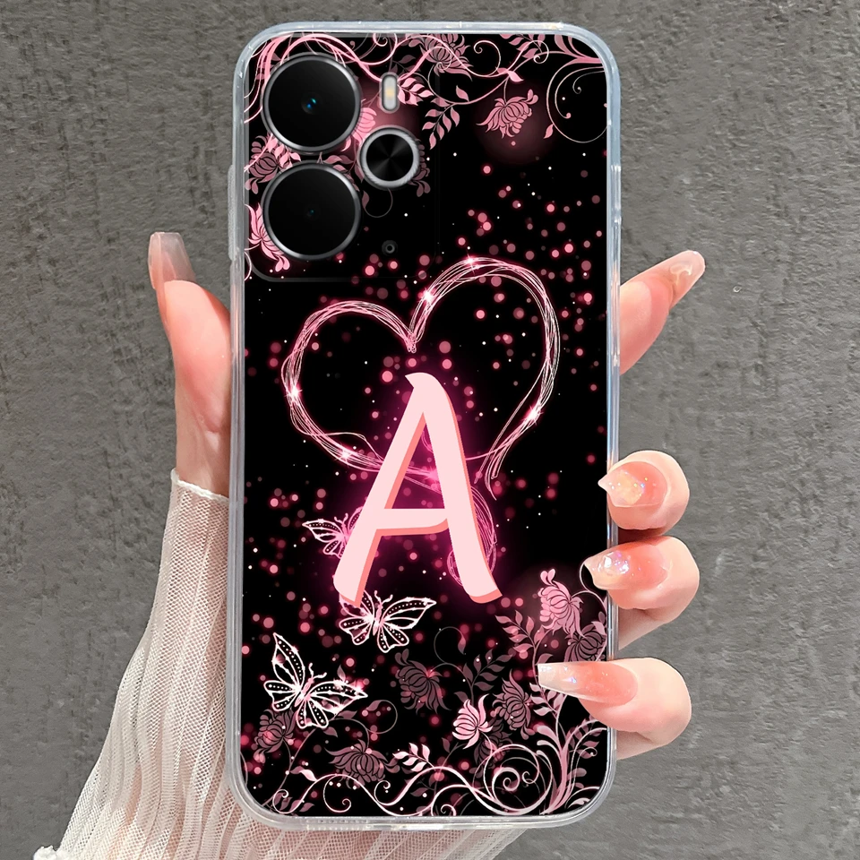 Sparkling Butterfly Shockproof Non-slip Transparent Phone Case Housing
