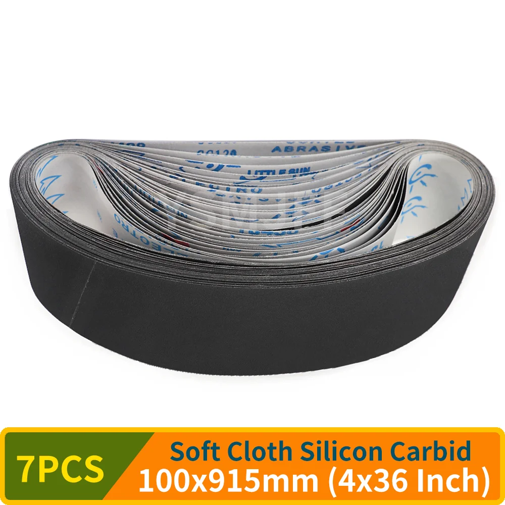 10 Courroies Abrasives Imperméables 4x36 Pouces Grain 400 - Carbure De Silicium, Pour Ponçage Fin
