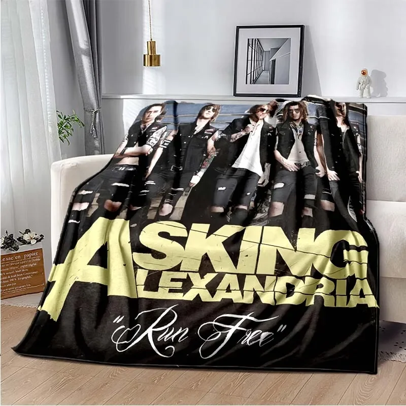 

Asking Alexandria Logo Blanket, Lightweight Warm Insulation Sofa Bed Office Car Knee Pads Blankets,Decke,couverture,stragulum