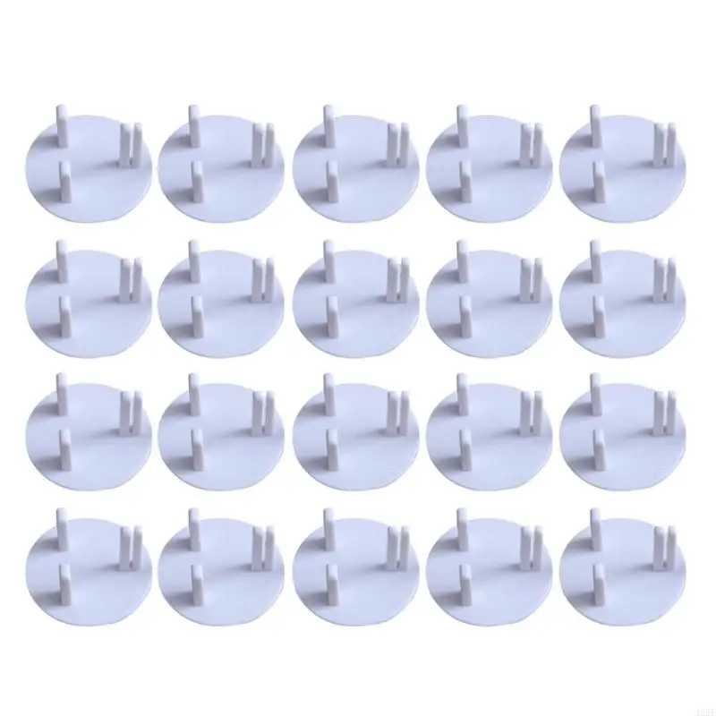 20xUK Standard Electrical Socket Protectors Children Electric Shock Prevention 425F